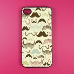 Iphone 4 Case - Multi Mustache Iphone Case,iphone..