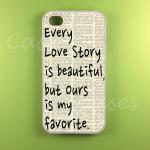Iphone 4s Case - Our Story Iphone Case, Iphone 4..
