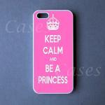 Iphone 5 Case - Keep Calm Princess Iphone 5 Cover