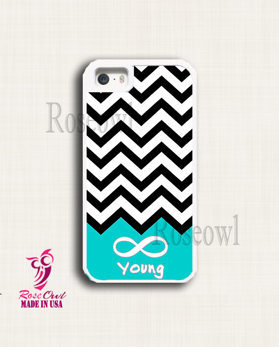 Tough Iphone 5s Case, Iphone 5s Cover, Iphone 5s Cases - Chevron Infinity Young Apple Iphone 5 Tough Rubber Protective Cases For Iphone 5