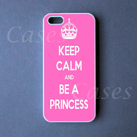 Iphone 5 Case - Keep Calm Princess Iphone 5 Cover